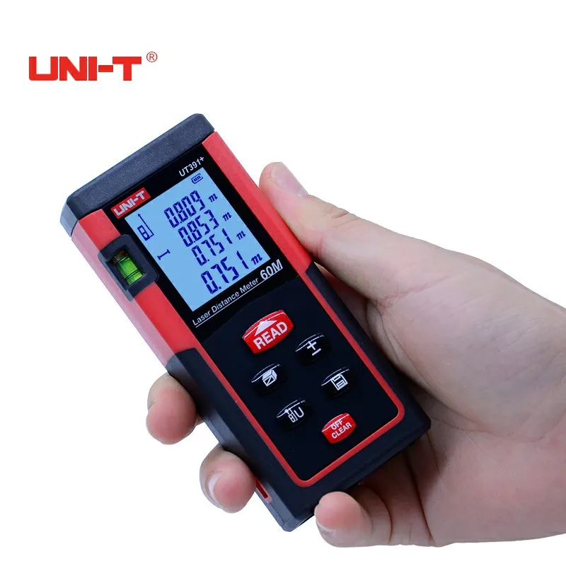 

UNI-T UT391+ Digital Laser Distance Meter Range Finder Measure Tape Laser Telemetre Handheld 60m laser rangefinder