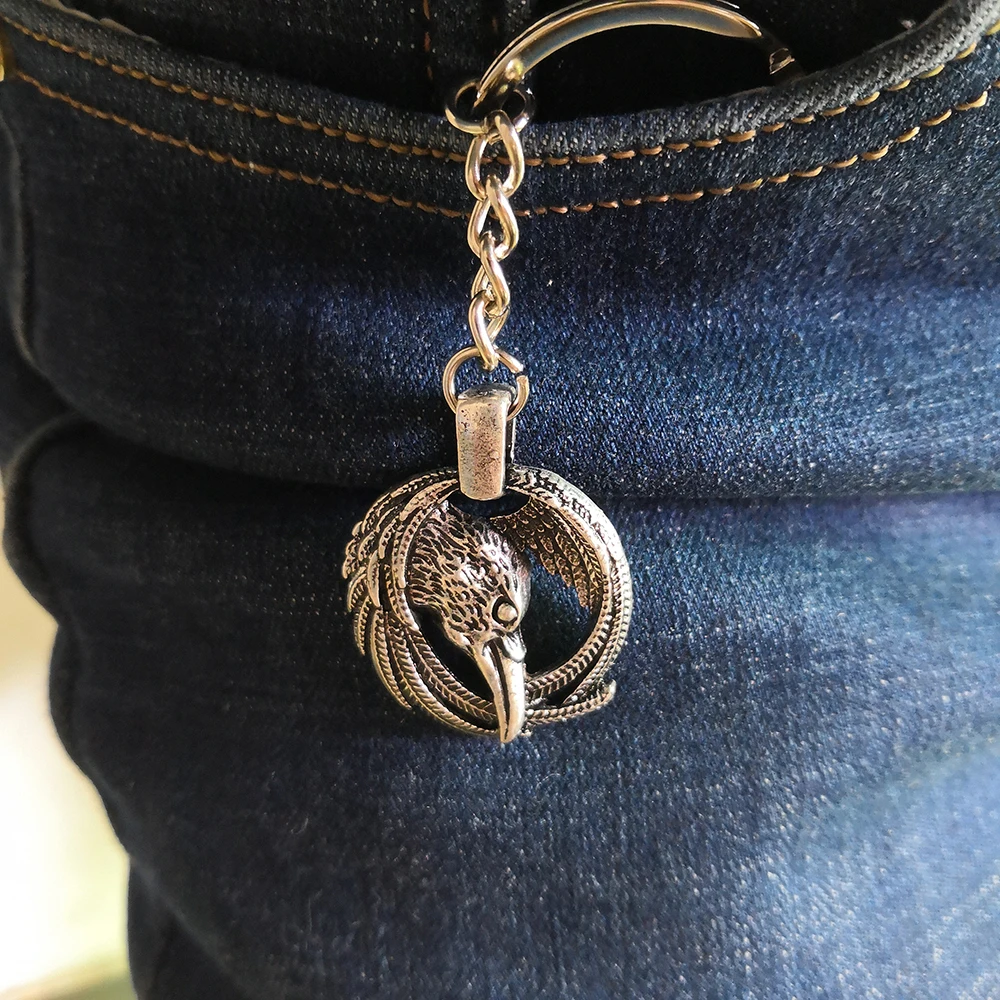 

SanLan 12pcs Celtics Viking Raven keychain Protection Odin Symbol