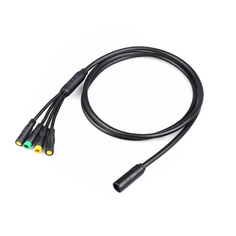 Perfect Waterproof 1T4 EB-Bus Cable Harness for Bafang BBS BBS01 BBS02 BBSHD Mid Motor Display Brake Lever Thumb Throttle Connector 4 Perfect Waterproof 1T4 EB-Bus Cable Harness for Bafang BBS BBS01 BBS02 BBSHD Mid Motor Display Brake Lever Thumb Throttle Connector 4