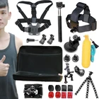 Save 7.85 on Gopro accessories set go pro kit mount SJCAM go pro Xiaomi Yi for Sony Act Cam HDR AS200V AS100V AZ1 mini FDR-X1000V/W 4 k