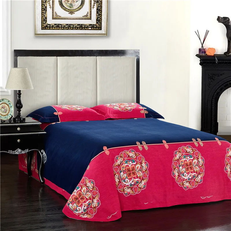 2017 بوهو الأزرق الفراش مجموعة المفرش يحدد المنسوجات المنزلية ملاءات السرير القطن حاف الغطاء شقة بالغين نوم السرير مجموعة juegos