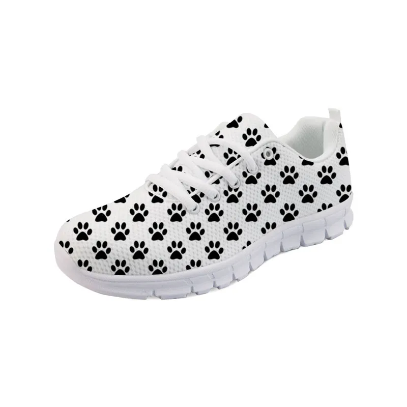 Womens lightweight Athelitic Running shoes Pugs Dogs Bulldog Puppy Life lace-up breathable fitness sneakers