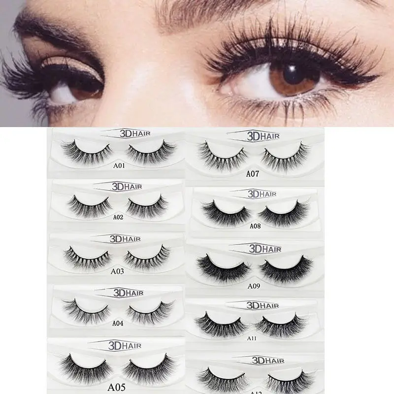 

Mink Lashes Real Mink False Eyelashes High Volume Long Lasting Mink Eyelashes 12 styles handmade Natural cosmetics Eye lash