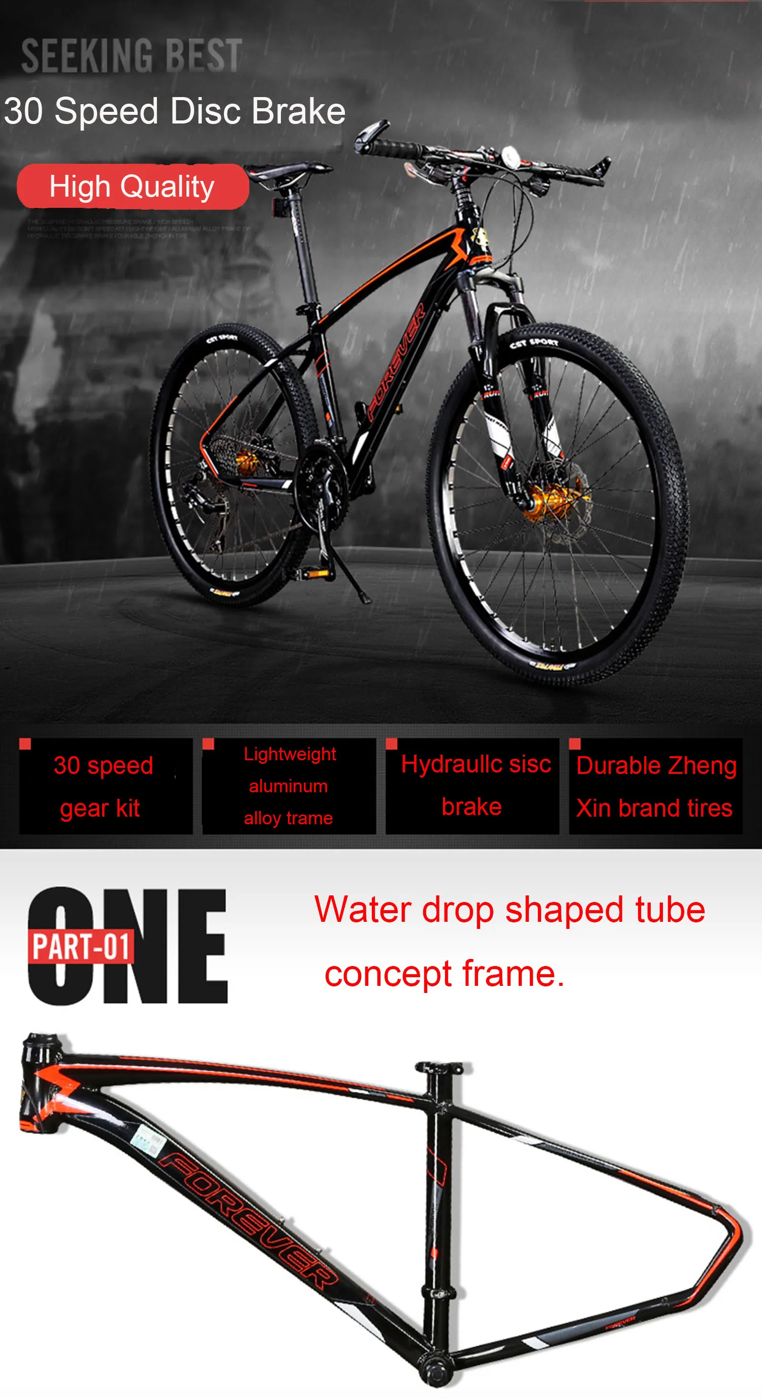 Sale Mountain Bike 30 Speed 26 Inchs Bicycle Double Disc Brake Lightweight Aluminum Alloy Frame And Rim Variable Bicicleta R03 0