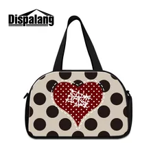 Dispalang Wo мужские дорожные сумки с принтом в горошек большой емкости багажные сумки многофункциональные туристические сумки для путешествий мужские сумки на плечо