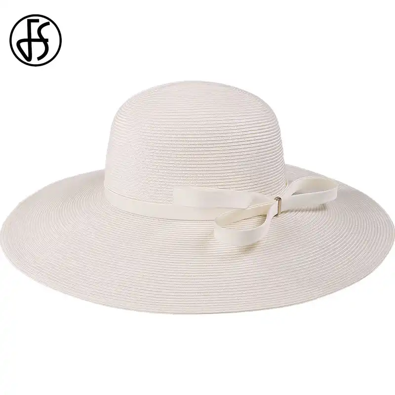 white straw hats ladies