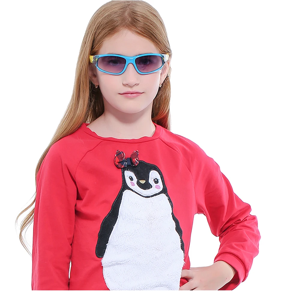 jumlai Sport Sunglasses Kids Children Sun glasses Girl Boy Outdoor Eyeglasses Flexible Spectacles UV400 Oculos  (1)
