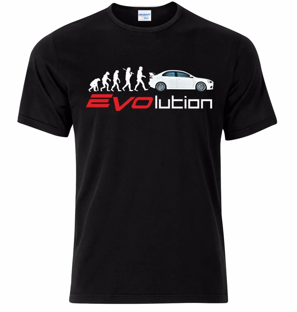 2019 Fashion Brand Men Summer T-Shirt Uomo Brand Lancer Evo Ix X Xi Xii Fans Evolution Size S-Xxxl Tee Shirt