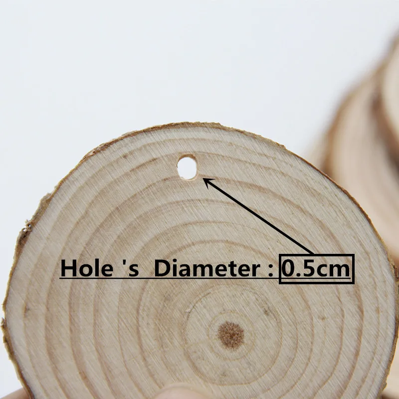 1 шт., 4-13 мм, необработанный натуральный разрез, круглые деревянные ломтики, круги, сделай сам, дерево для декора, свадьбы, дня рождения, вечеринки, живопись, сделай сам, подарки