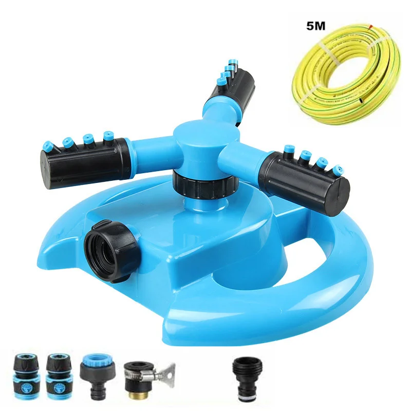360 degree Rotary Automatic Sprayer Garden Sprayer ABS Plastic