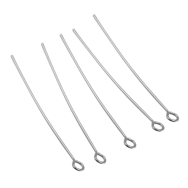 HOT OFFERS 20PCS Sterling 925 Silver Stainless Steel Eye Pins
(Hole2.0mm)35mmx0.5mm Promo Online Buy SPECIAL PRICE Limited