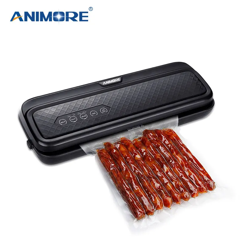 

ANIMORE Food Vacuum Sealer Machine With 10pcs Bags Free For Food Saver Home 110V/220V Electric Packaging Machine Vacuum Sealer
