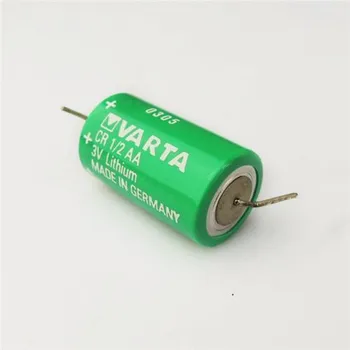 

iconstel 5pcs for VARTA CR1/2AA CR14250 PLC battery 3V 950mah Germany Original Lithium Batteries with 2 pins