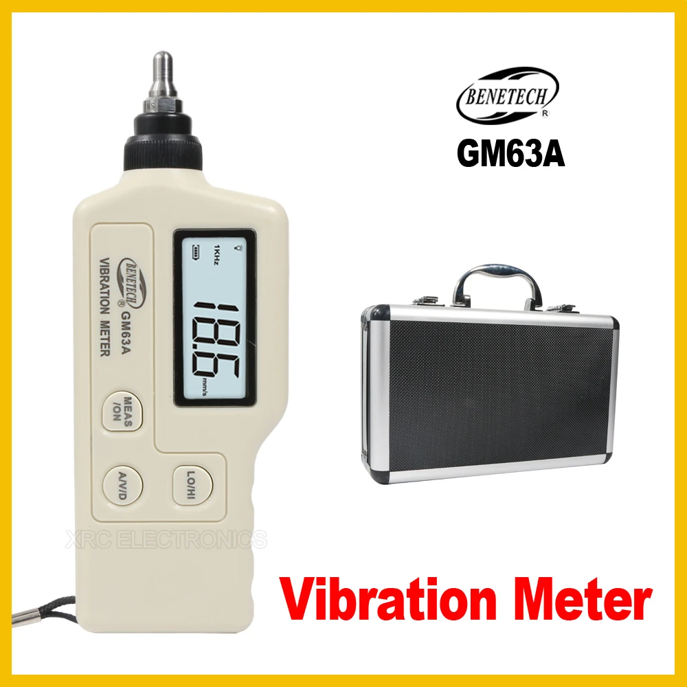Vibration Meter device High sensitivity probe for accurate