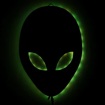 

Alien Wall Mirror with LED light Wall Decor UFO Space Mirror Nursery Kids Mirror Bathroom Toilet Makeup Hanging Mirror