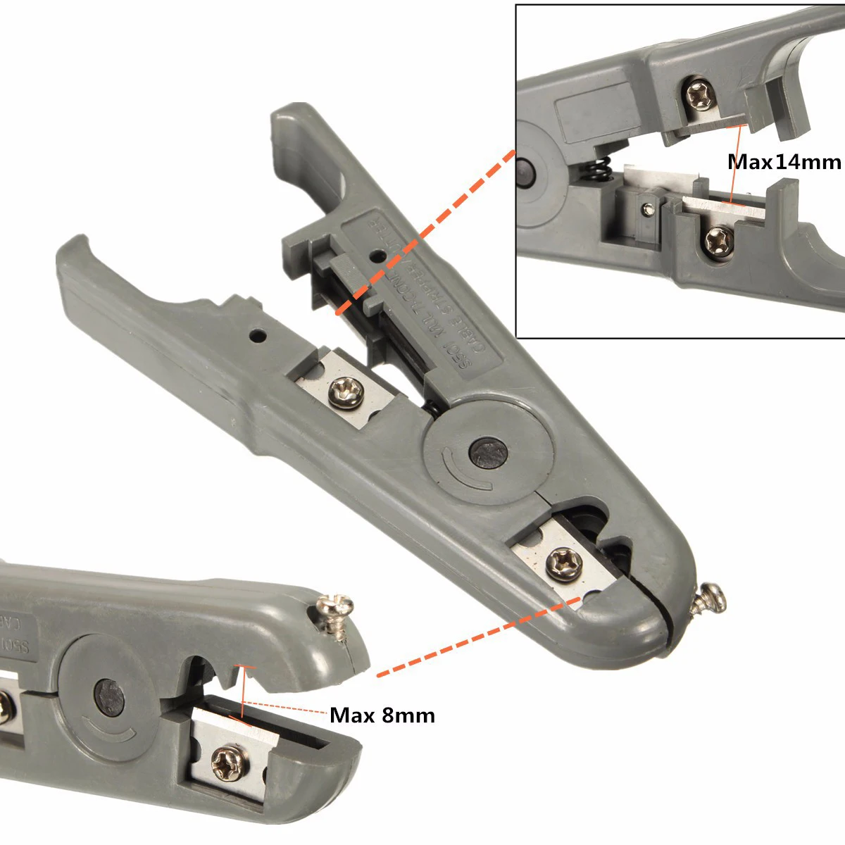 1pc Cable Stripper Cutter Plier RJ45 RJ11 CAT6 CAT5 Punch Down Network LAN UTP Wire Cutting Stripping Clamp Pliers For Hand Tool