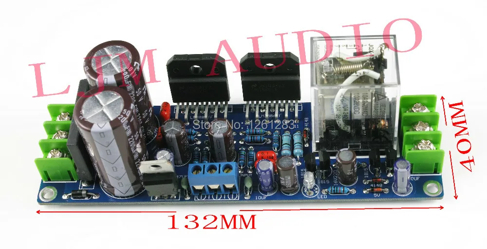 

LJM Assembled GC LM3886TF Power amplifier board with Speaker protection