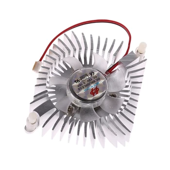 

DC 12V 80mm Video Graphics VGA Radiator Cards Cooling Fan 2Pins Mounting Hole only gray color Drop ship