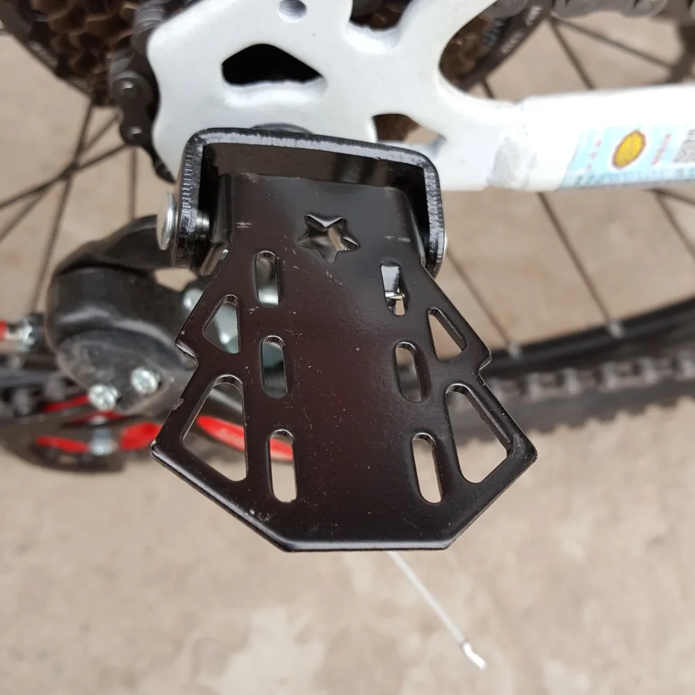 Rear Seat Folding Bicycle Pedal Board Mountain Bike MTB Pedals Cycling