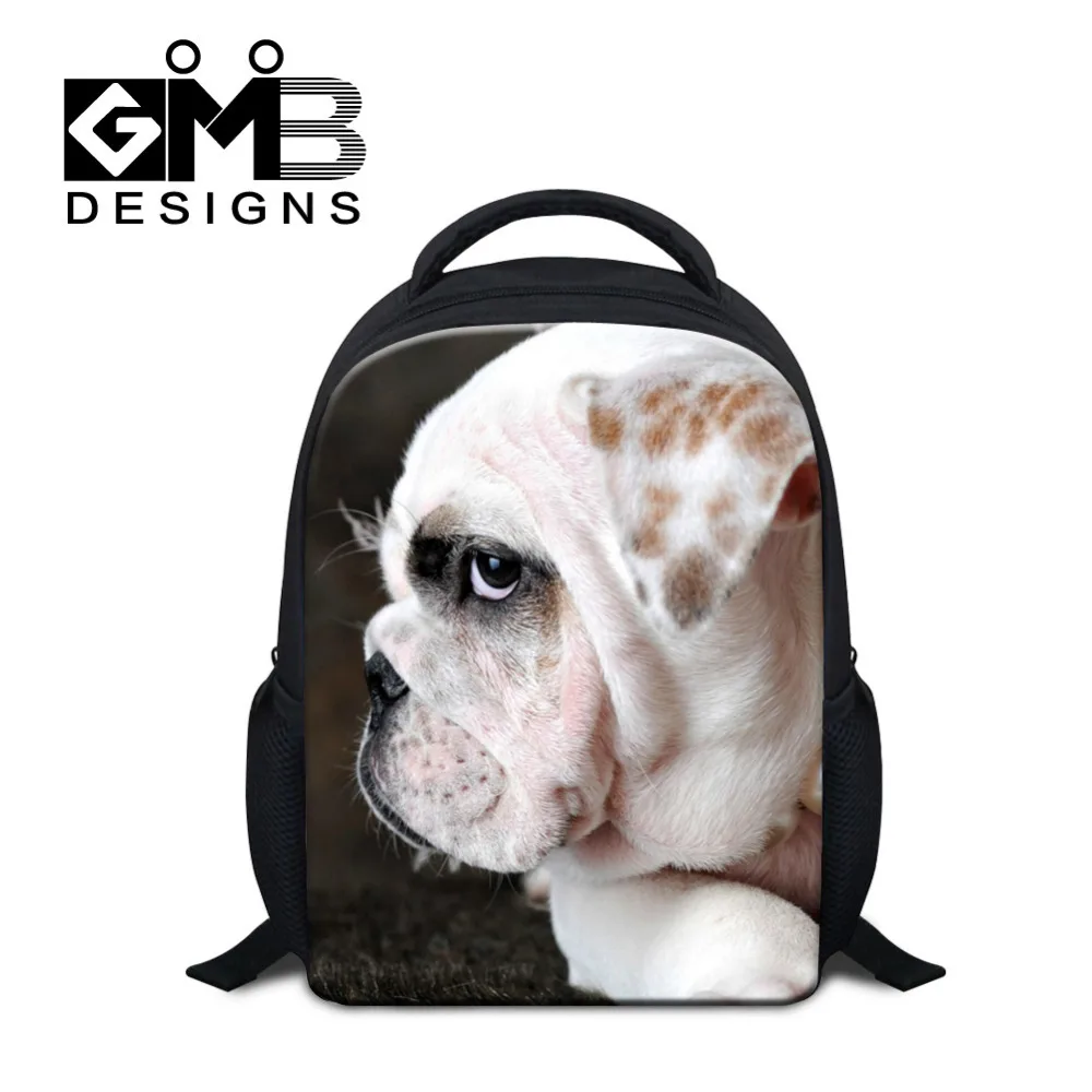 Mochila escolar con estampado 3D de caballo para niños, bolsa