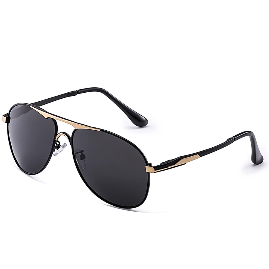 Модные поляризованные солнцезащитные очки, оправа из сплава, зеркальная Пилот солнцезащитные очки для мужчин UV400 водительские очки Oculos оттенки s8722