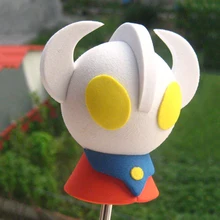 Белый altman Ультрачеловек Супермен маленький симпатичный очаровательны мультфильм куклы Телевизионные антенны мяч антенны Топпер украшение автомобиля укладки крыши орнамент