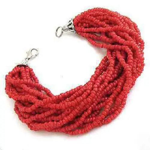 

free shipping Tibet Jewellery Tibetan Red Coral Beads Bracelet