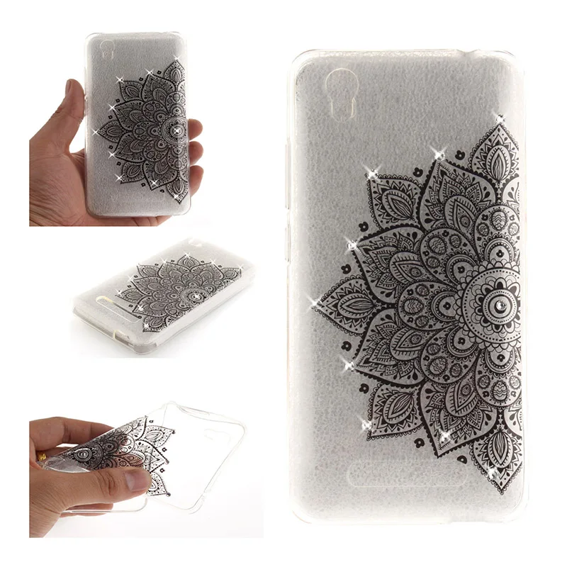 Soft TPU Phone Case For ZTE Blade X3 T620,KeFo Bling Rhinestone Silicone For ZTE Blade A452 Q519T Blade D2 Blade T620 5.0 inch Cover (8)