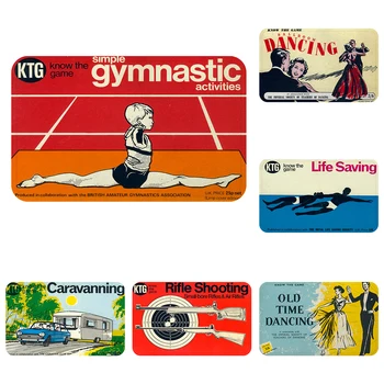 

VIntage Sports Encyclopedia Gymnastic Dancing Cool Mat Bath Carpet Anti-Slip Mats Room Car Floor Bar Rugs Door Home Decor Gift