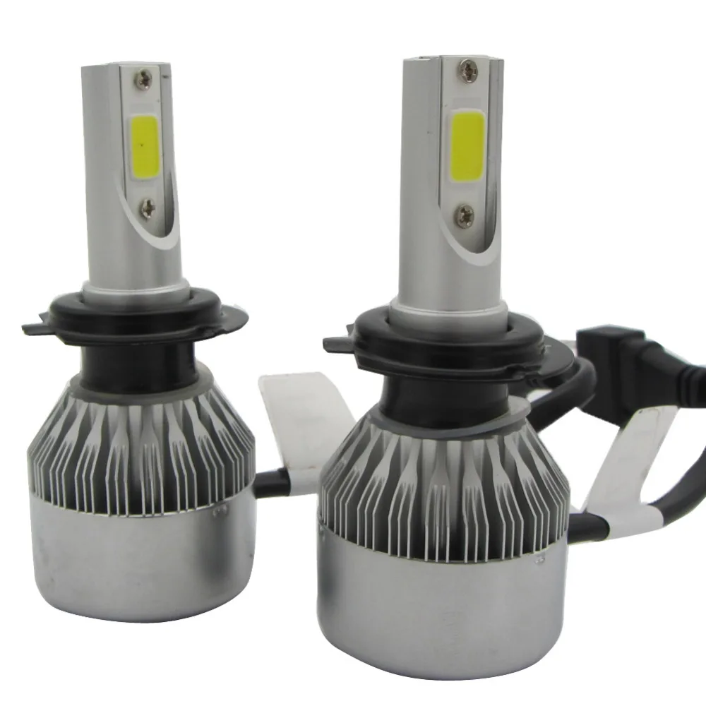H7 6000K COB LED Car Auto Headlight Kit 110W 2x4600LM CREE Chip Super