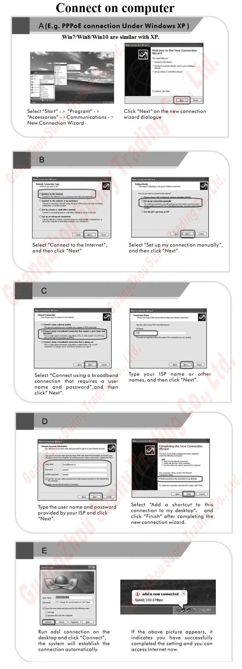 connect on computer