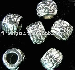 

FREE SHIPPING 300Pcs Tibetan silver 4mm hole ornate spacers A1018