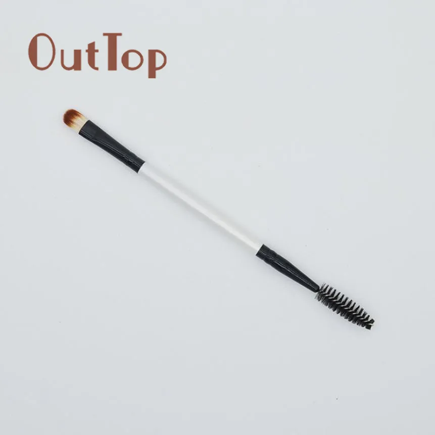 

2017 New maquiagem Beauty Girl Makeup Brush Double-end Eyeshadow Eyelash Brush Applicator Makeup Cosmetic Tool Ju 10
