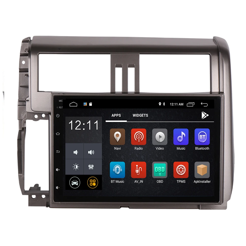 

8 Core Android 9.0 IPS 4G RAM+32G ROM Car Radio Player GPS For Toyota Prado 150 Land Cruiser 2010 2011 2012 2013 DSP CarPlay