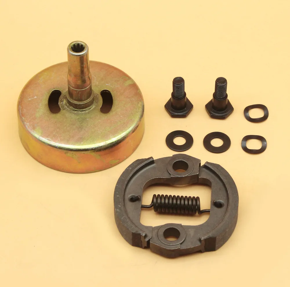 9 Teeth Clutch Drum Gear Driver Sprocket Bolt Rotor Fit HONDA GX35