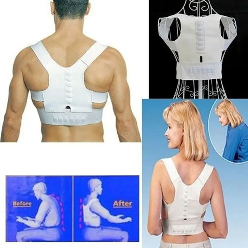 

Body Shaper Adjustable Magnetic Posture Support Corrector Back Pain Shoulder correction