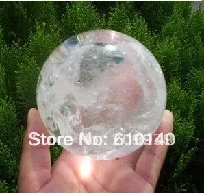 

ship NATURAL QUARTZ CRYSTAL Rainbow BALL 65mm