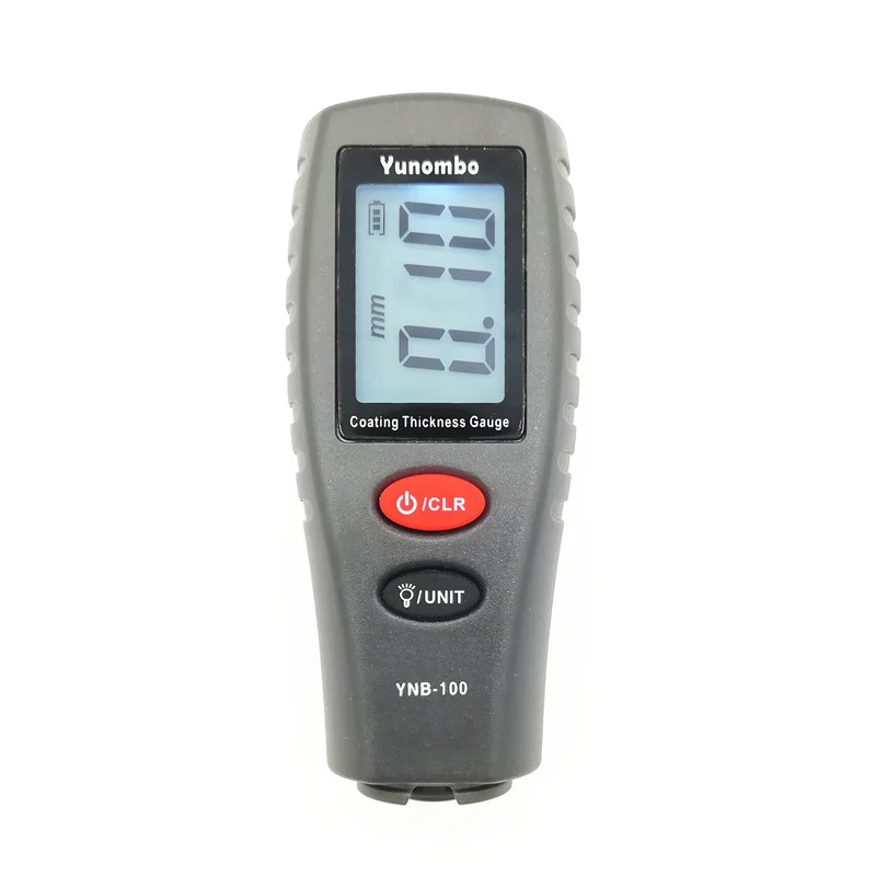 Yunombo YNB-100 Digital Car Paint Thickness Meter Thickness Tester Coating Thickness Gauge with English Russia Manual surface roughness testers