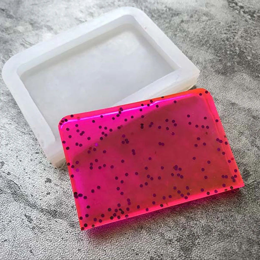 Jewelry Silicone Mold Square Shape DIY Clear Mold for Resin Epoxy Polymer Clay Jewelry Making Crafts Tool