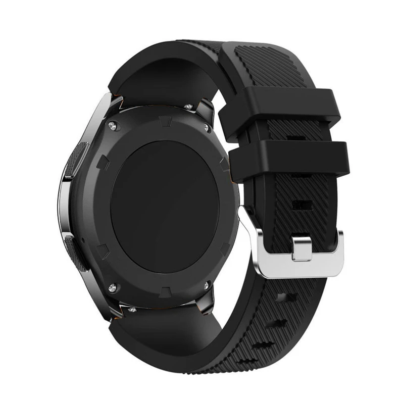 Ремешок силиконовый для Samsung Gear S3 Classic/Frontier 22 мм|22mm silicone watch band|replacement silicon bandsilicone band