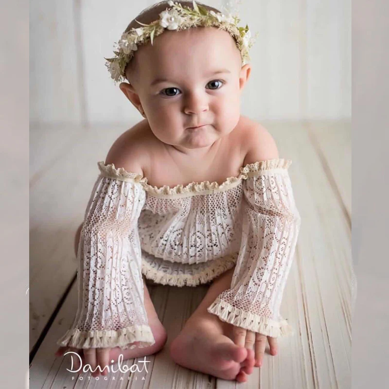 

2019 Newborn Photography Props Clothes Christmas Infant Gown Baby Dresses for Flower Girls 1 Year Birthday Dress Girl Fashion