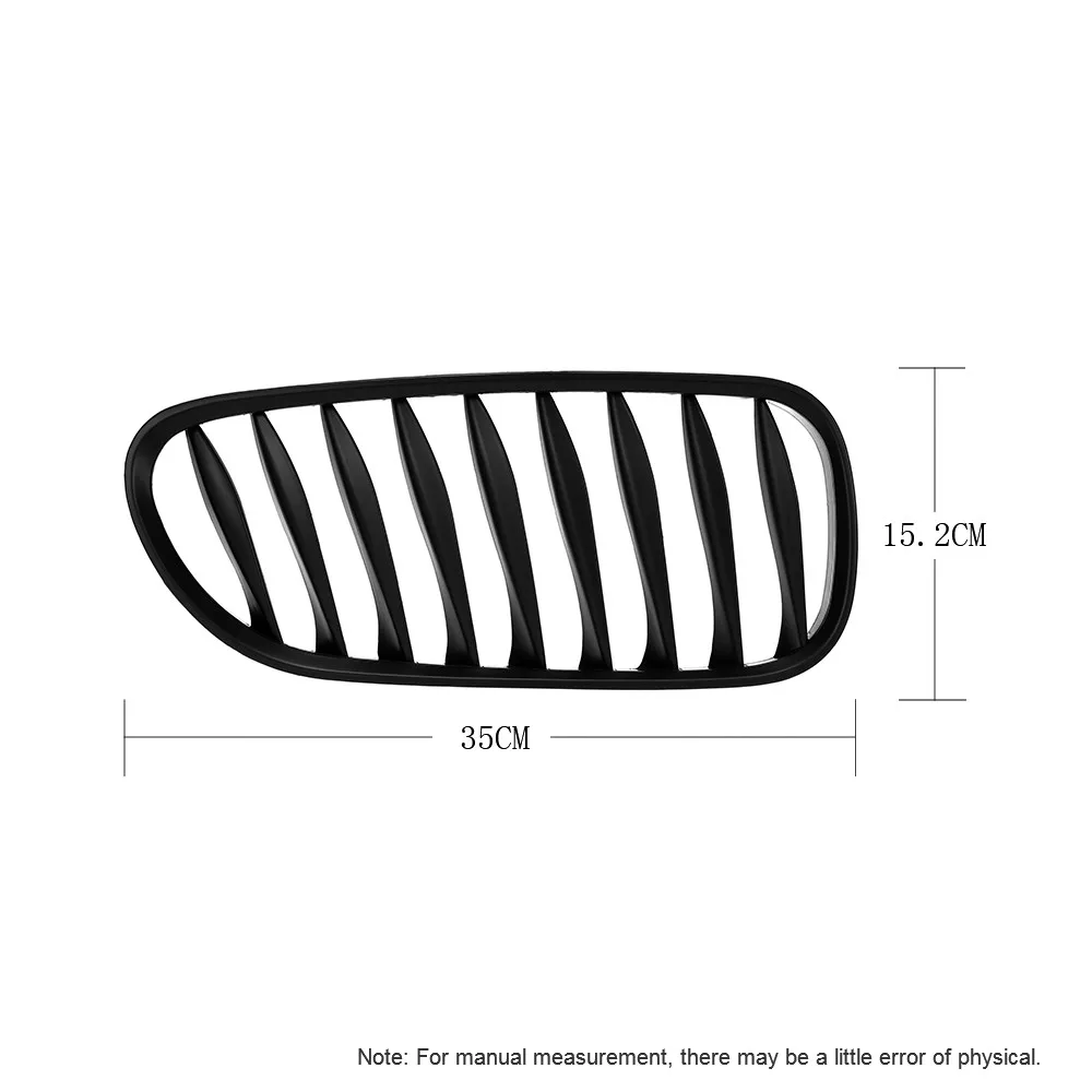 Матовая Черная передняя решетка в спортивном стиле для BMW Z4 E85 E86 03-08 2004 2005 2006 2007
