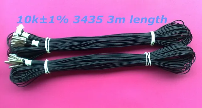 

Free ship~5pcs/lot NTC temperature sensor 3435 10k 1% 3m ntc sensor Thermistor