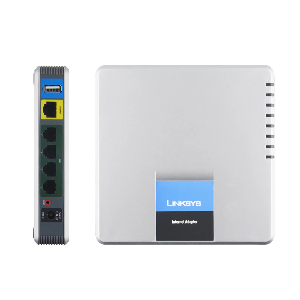 Быстрая доставка! 2 шт./лот разблокированный сетевой адаптер LINKSYS SPA400 с розничной