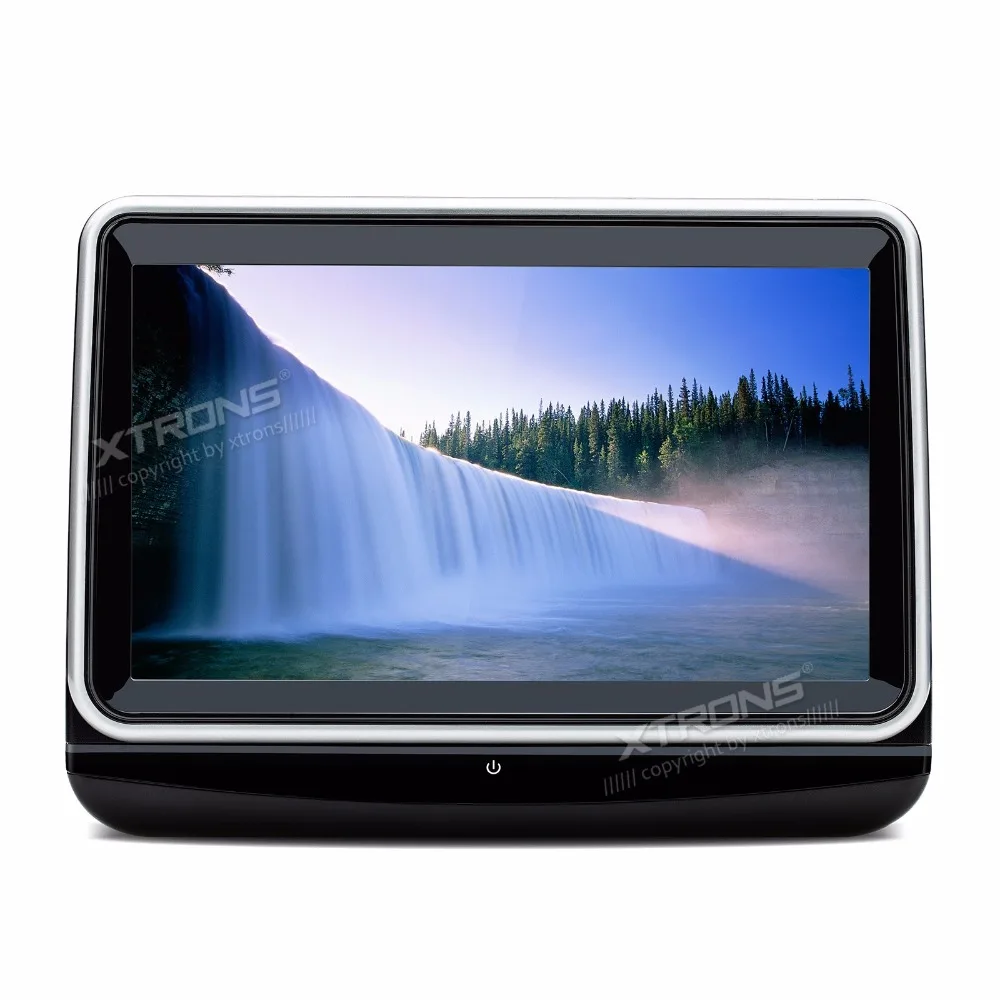 Sale 10.1" Touch Screen Headrest Car DVD Car Headrest DVD Car Headrest Monitor DVD with 1024*600 Resolution & Front Flip Into Disc 1