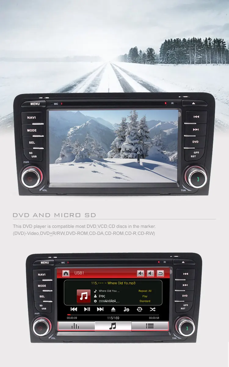 Discount LJHANG 2 Din Car Multimedia Player for Audi A3 S3 2002-2013 GPS Navigation Bluetooth Auto Stereo Headunit Radio RDS Mirror Link 1 Discount LJHANG 2 Din Car Multimedia Player for Audi A3 S3 2002-2013 GPS Navigation Bluetooth Auto Stereo Headunit Radio RDS Mirror Link 1