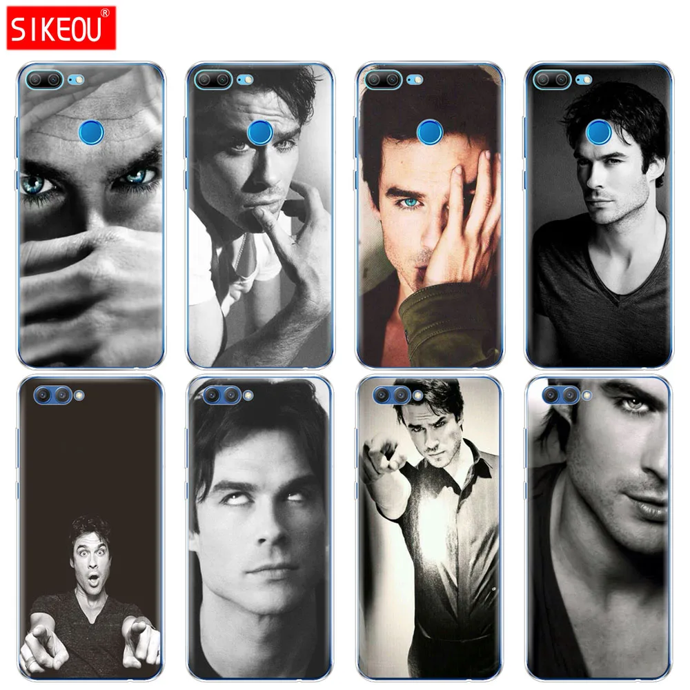 

Silicone Cover phone Case for Huawei Honor 10 V10 3c 4C 5c 5x 4A 6A 6C pro 6X 7X 6 7 8 9 LITE The Vampire Diaries Ian