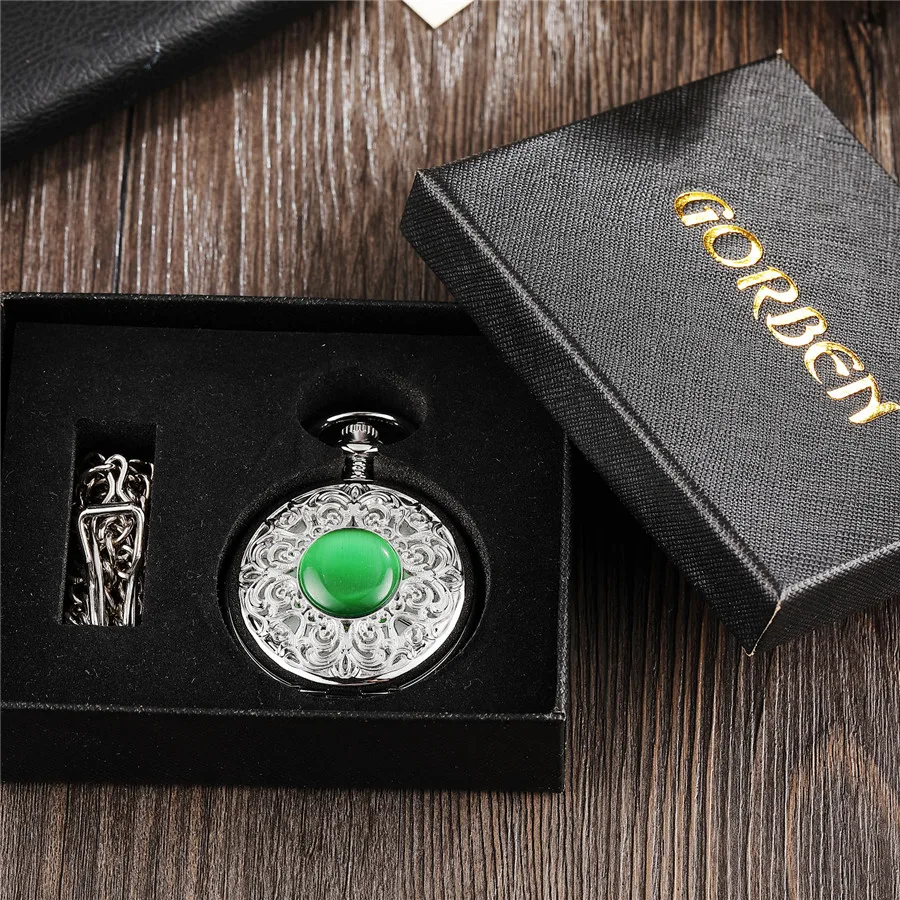 Mulheres Relógio Fob Cadeia gemstone Imitar reloj