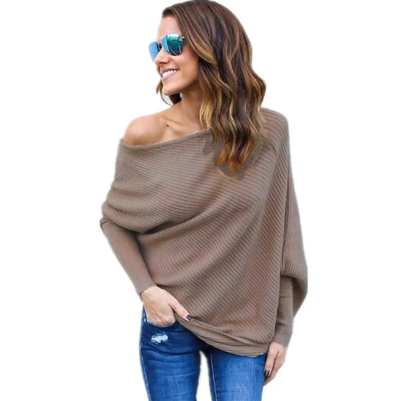 MISAUU Sexy Off Shoulder Knitted Sweater Women Fashion Pullovers Knitwear Autumn Winter 2018 White jumper pull femme Plus Size MISAUU Sexy Off Shoulder Knitted Sweater Women Fashion Pullovers Knitwear Autumn Winter 2018 White jumper pull femme Plus Size