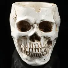 Скелет Глава Стиль Пепельница смолы головка моделирования модель Хэллоуин 8 25